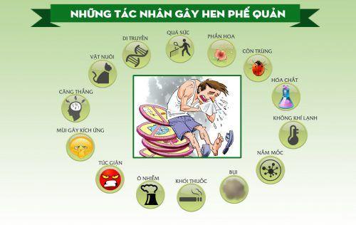 Nguyên nhân hen phế quản